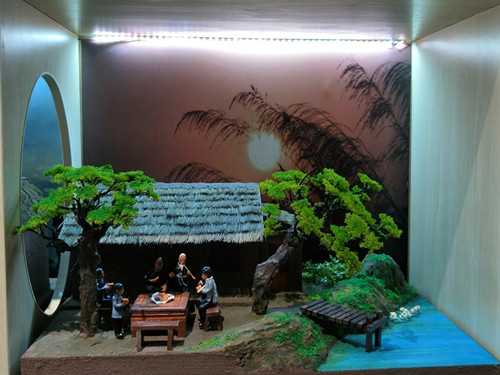 生活場(chǎng)景復原模型