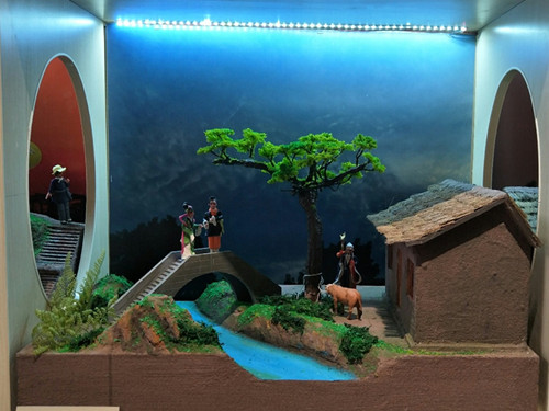 愛(ài)情神話(huà)場(chǎng)景復原模型