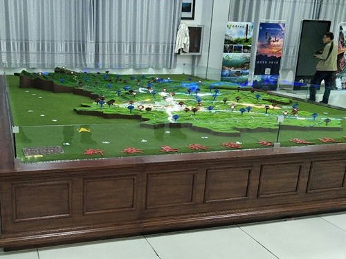 旅游交通地形圖沙盤(pán)模型