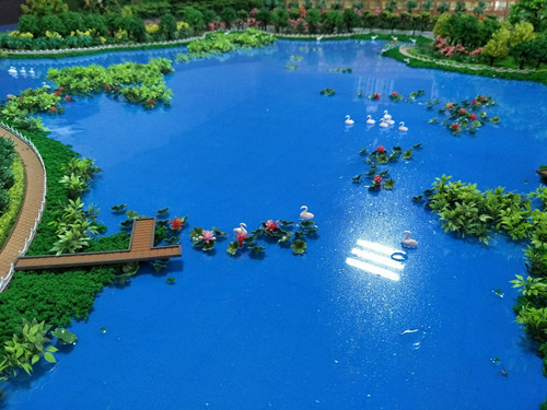 自然保護區沙盤(pán)模型