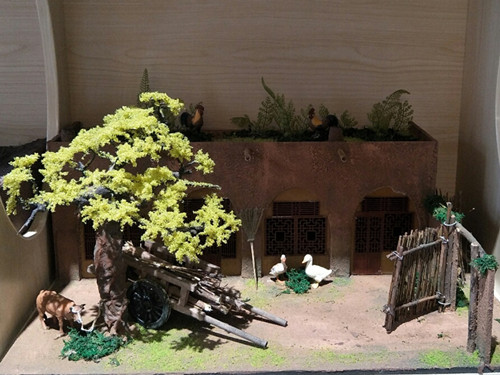 近代平房場(chǎng)景復原模型