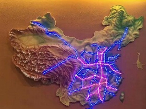 區域地形圖模型