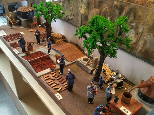 古法釀酒場(chǎng)景復原模型