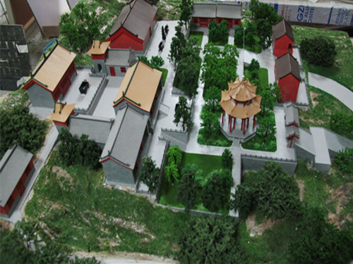 旅游景區道觀(guān)沙盤(pán)模型