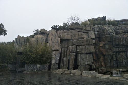 旅游區景觀(guān)假山模型