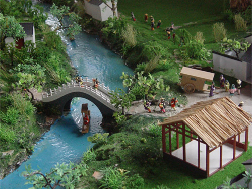 園林景觀(guān)沙盤(pán)模型