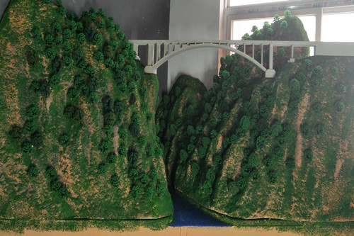 山區林業(yè)地形圖模型
