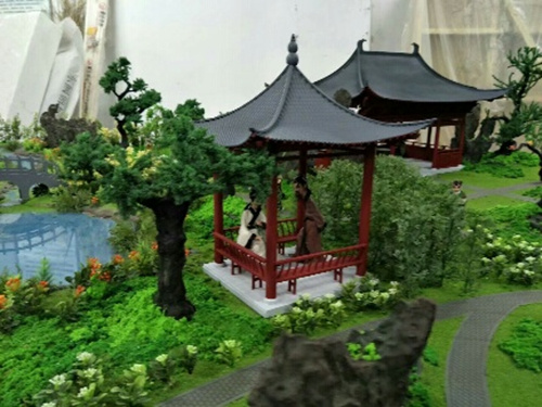園博園場(chǎng)景微縮模型圖片