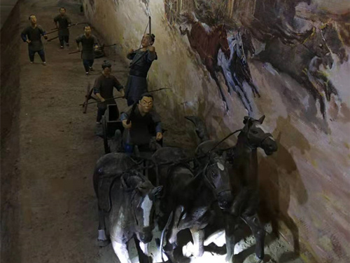 古代戰場(chǎng)微縮場(chǎng)景復原模型