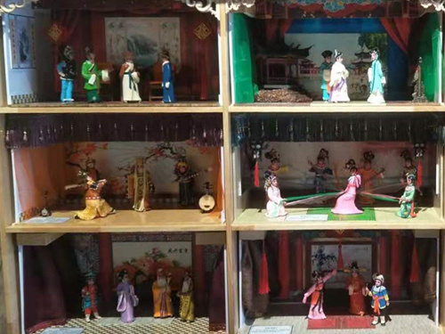 鄭州旅游區民俗博物館戲曲場(chǎng)景模型