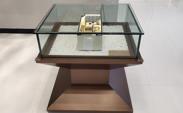 擺放單個(gè)模型的單體樓盤(pán)戶(hù)型沙盤(pán)模型