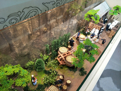 北方磨面飲食文化工藝場(chǎng)景沙盤(pán)