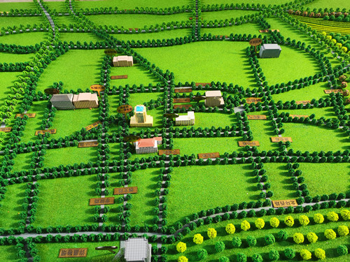 許昌城區規劃沙盤(pán)模型