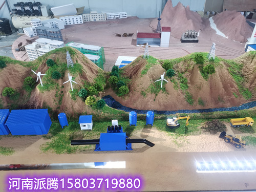 管道施工現場(chǎng)模型