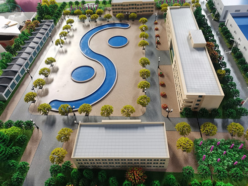 現代化制藥廠(chǎng)展示沙盤(pán)