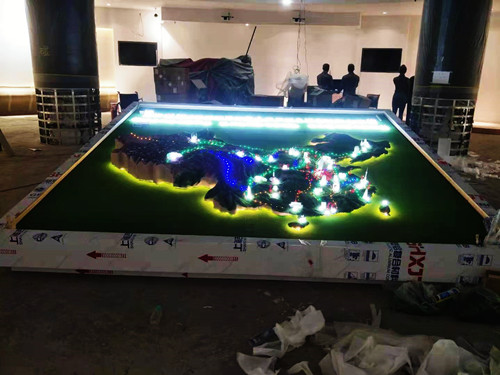 非公黨建地形沙盤(pán)