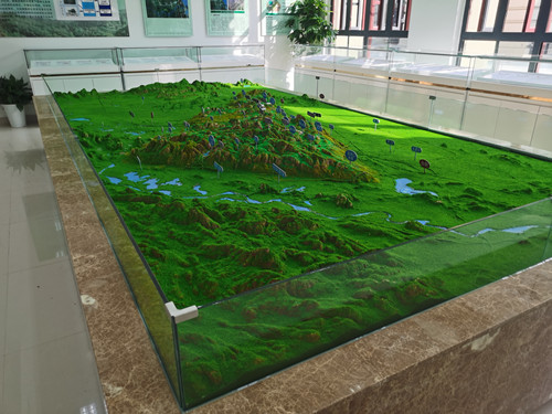 大別山地形沙盤(pán)模型圖二