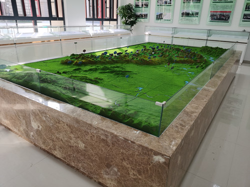 大別山地形沙盤(pán)模型圖一